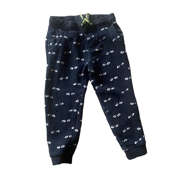 Gymboree Baby Boys Pull On Joggers-Black-Size 2T-GUC - Picture 1 of 5